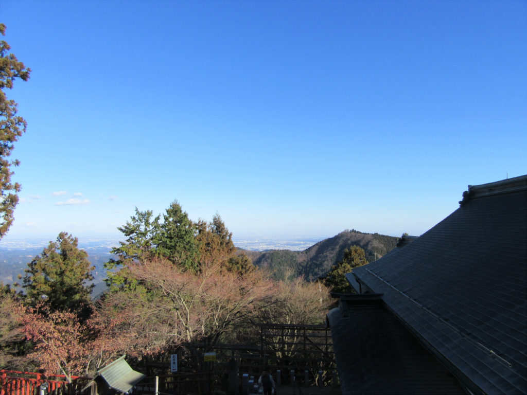 武蔵御嶽神社 境内から見渡した景色