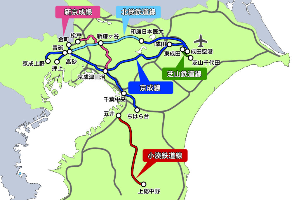 千葉県誕生150周年記念 鉄道5社 共通1日乗車券 利用可能路線